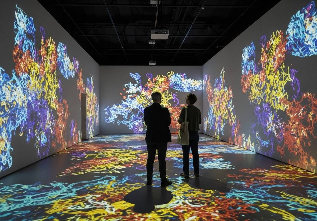 沉浸式展演成ㄨㄟ畫展的新語法