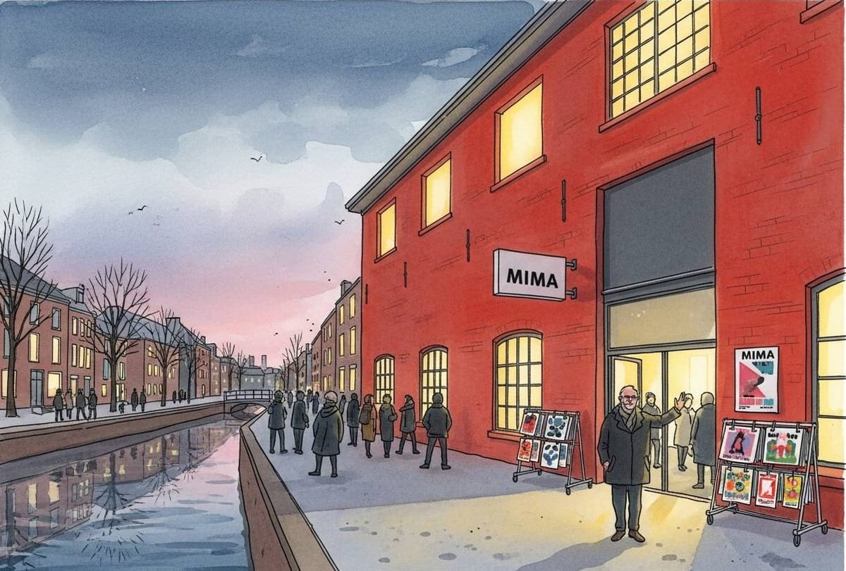 一座城市美術館的熄燈