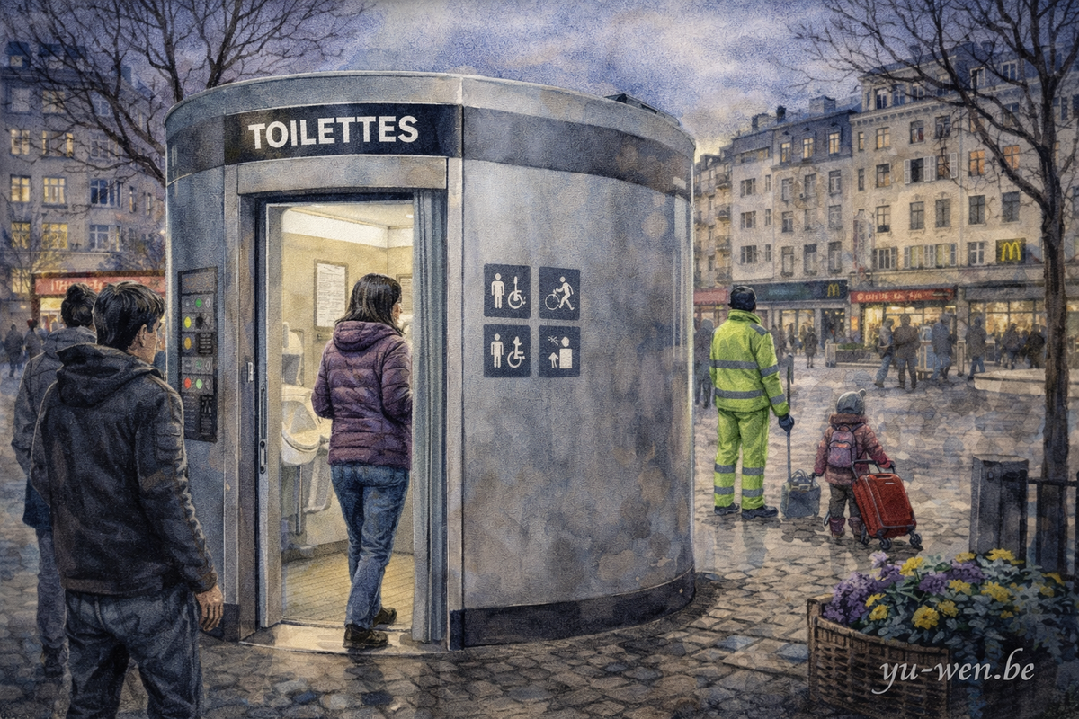 布魯塞爾免費公廁，一個要540萬台幣