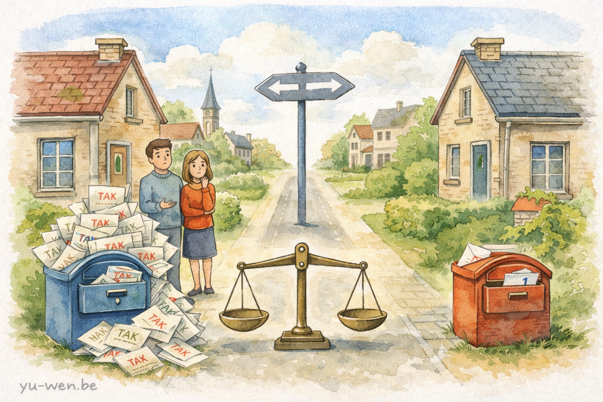 差一條街，每年多一千歐元：比利時稅制有多混亂