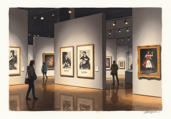 Luz y sombra 展覽 戈雅 版畫 布魯塞爾 Bozar