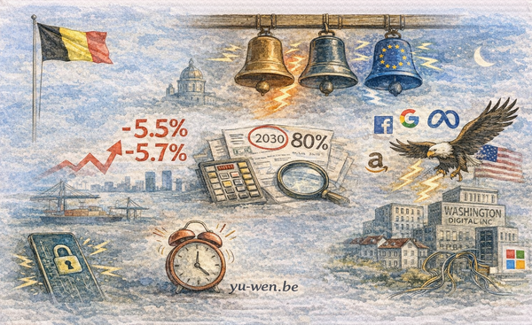 我們住在別人的數位房子裡--比利時2026年的經濟三重警報