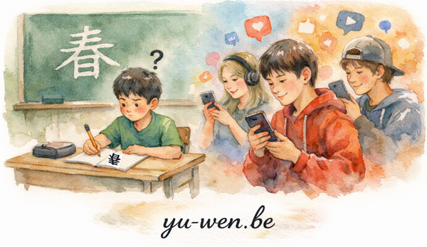 把「春」寫成「看」：手機世代的大腦切換問題